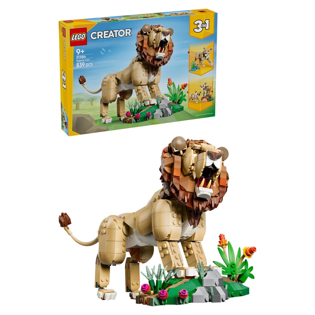 LEGO Creator Wilde dieren: majestueuze leeuw 31386