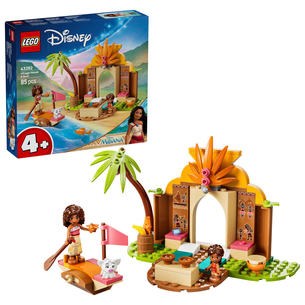 LEGO Disney Princess Dorpshuis en boot 43282