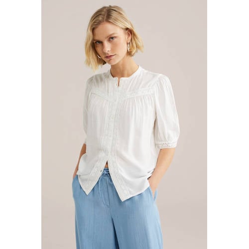 WE Fashion blouse wit afbeelding