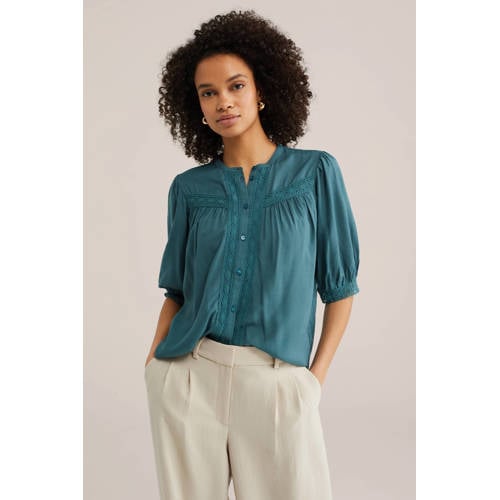 WE Fashion blouse blauw afbeelding