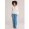 WE Fashion gebloemde blouse wit broderie