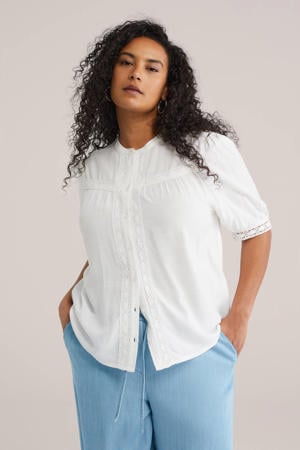 blouse wit broderie