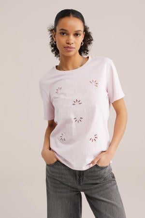 T-shirt lichtroze