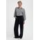 Lady Day wide leg high waist broek donkerblauw