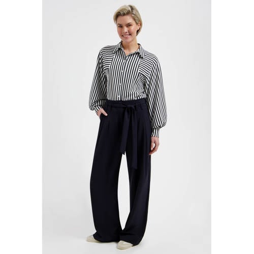 Lady Day gestreepte blouse zwart afbeelding
