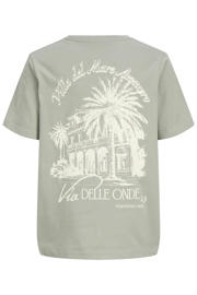 thumbnail: JACK & JONES JUNIOR T-shirt met backprint groen