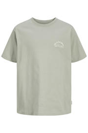 thumbnail: JACK & JONES JUNIOR T-shirt met backprint groen