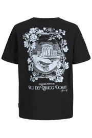 thumbnail: JACK & JONES JUNIOR T-shirt met backprint zwart