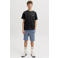 JACK & JONES JUNIOR T-shirt met backprint zwart