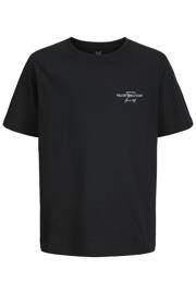 thumbnail: JACK & JONES JUNIOR T-shirt met backprint zwart