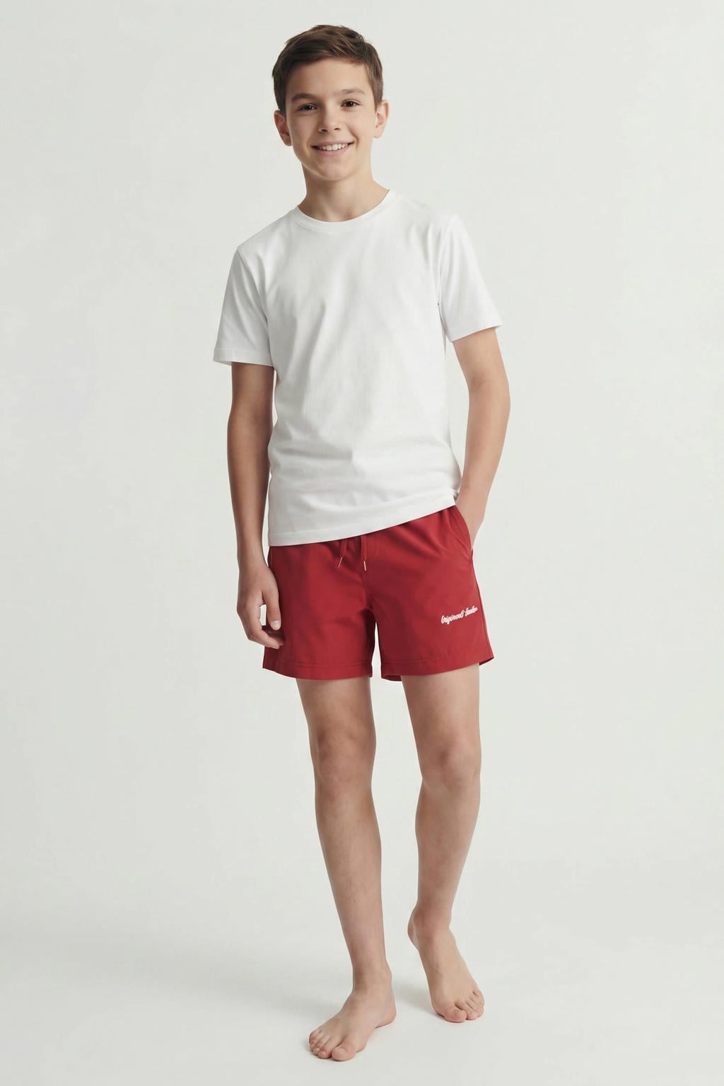 JACK & JONES JUNIOR zwemshort rood