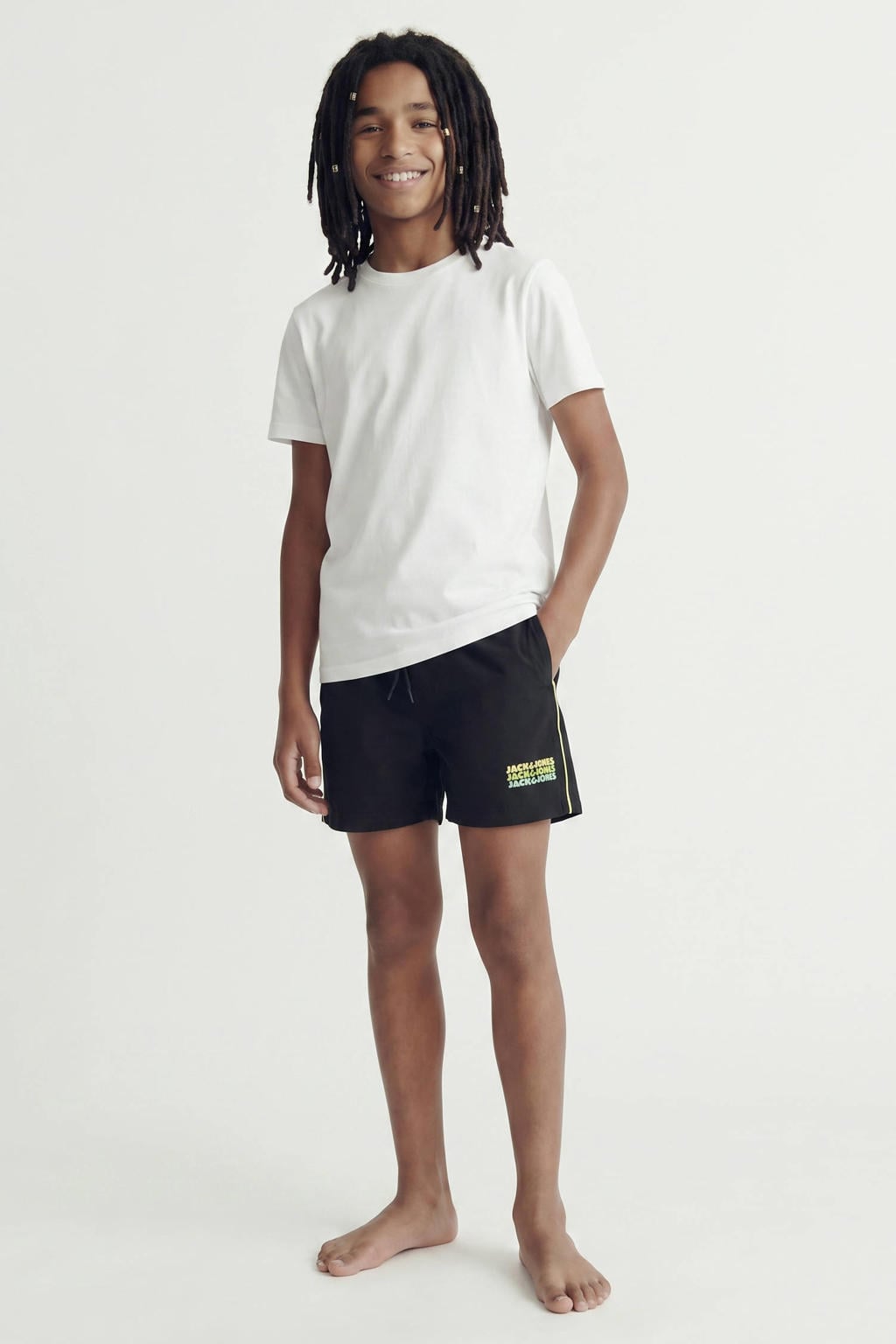 JACK & JONES JUNIOR zwemshort zwart