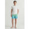 JACK & JONES JUNIOR zwemshort limegroen/blauw