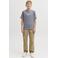 JACK & JONES JUNIOR T-shirt met backprint grijsblauw