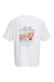 thumbnail: JACK & JONES JUNIOR T-shirt met backprint wit