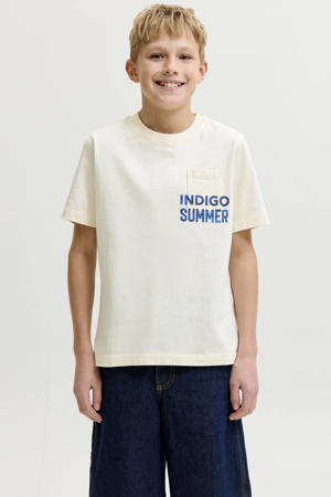 T-shirt lichtgeel