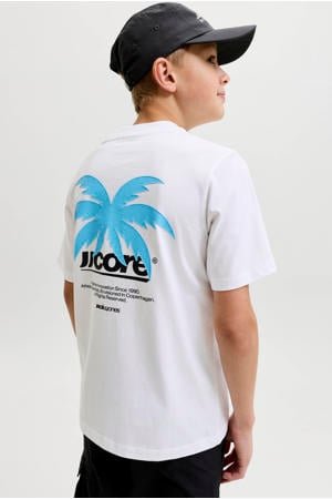 T-shirt met backprint wit