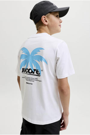T-shirt met backprint wit
