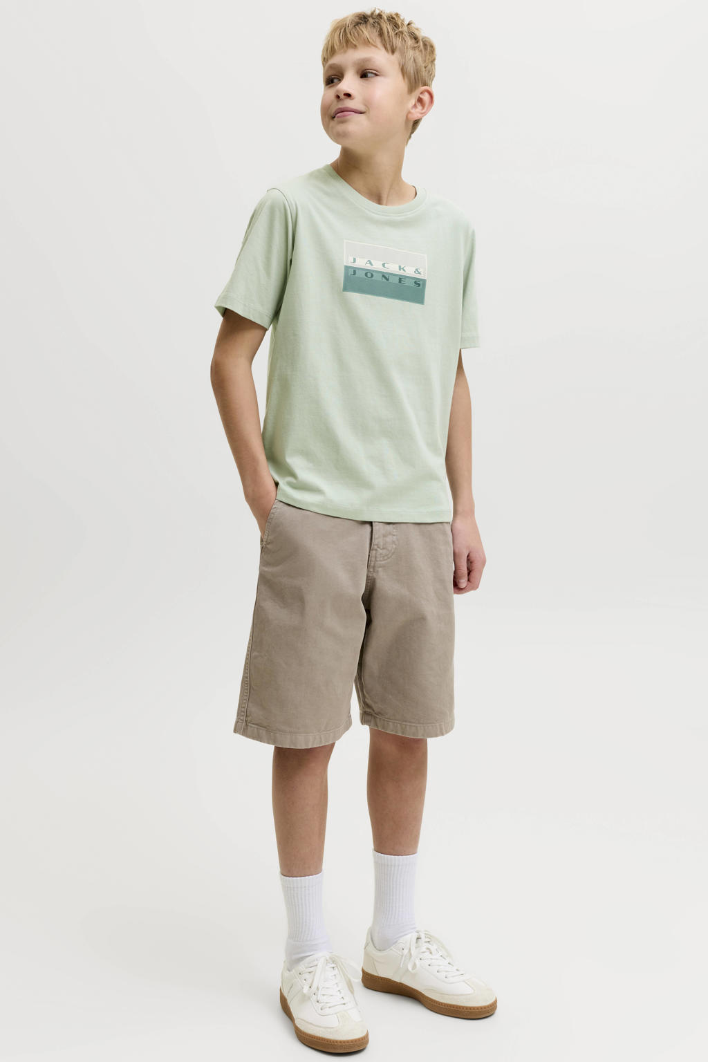 JACK & JONES JUNIOR T-shirt lichtgroen