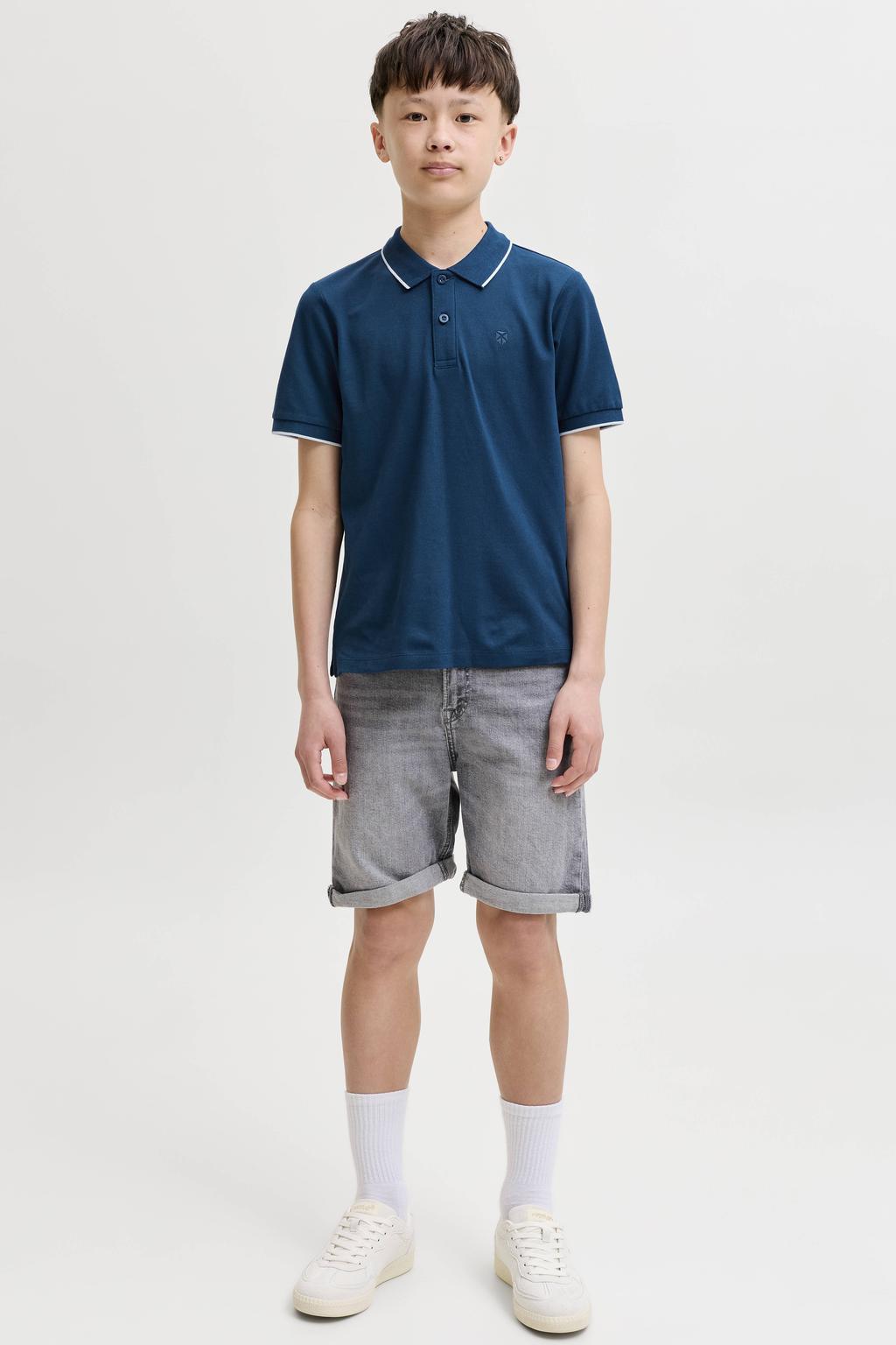 JACK & JONES JUNIOR polo donkerblauw