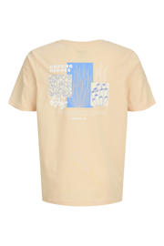 thumbnail: JJ REBEL JUNIOR T-shirt met backprint oranje