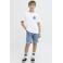 JJ REBEL JUNIOR T-shirt met backprint wit