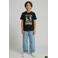 JJ REBEL JUNIOR T-shirt zwart