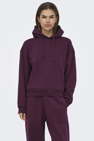 hoodie donkerpaars