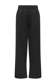thumbnail: ONLY wide leg regular waist sweatpants zwart