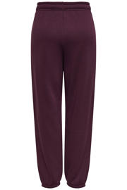 thumbnail: ONLY relaxed regular waist sweatpants donkerpaars