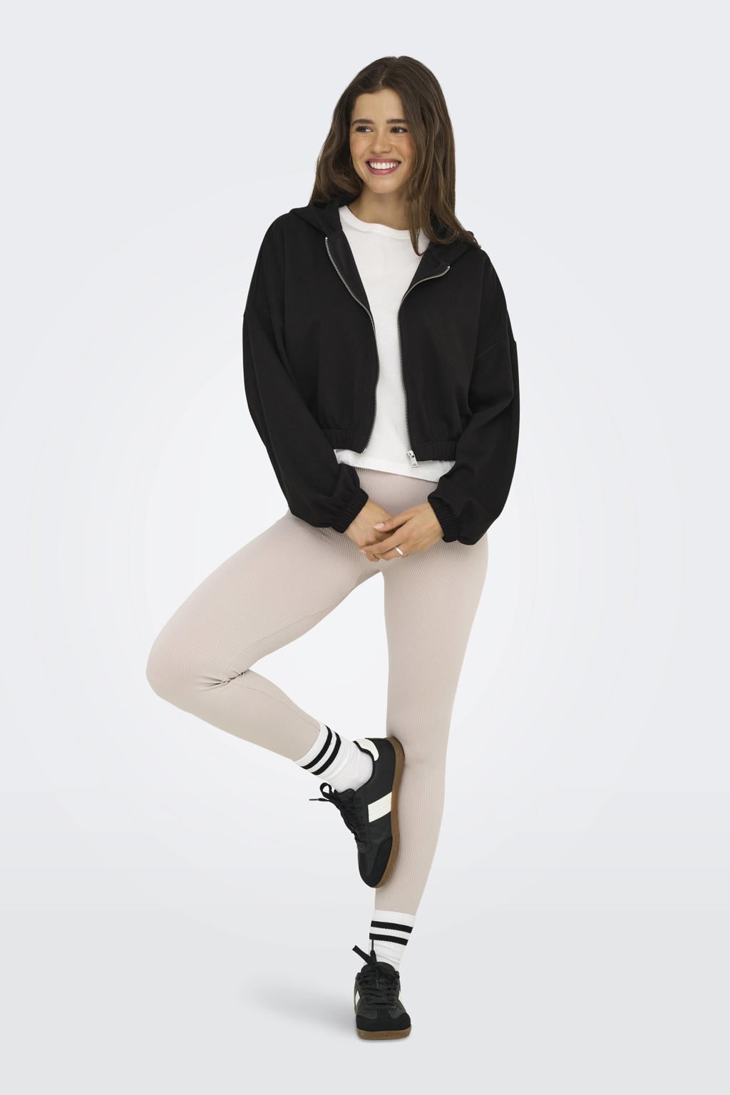 ONLY viscose sweatvest - zwart