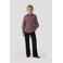 Anytime fleece wide leg joggingbroek zwart