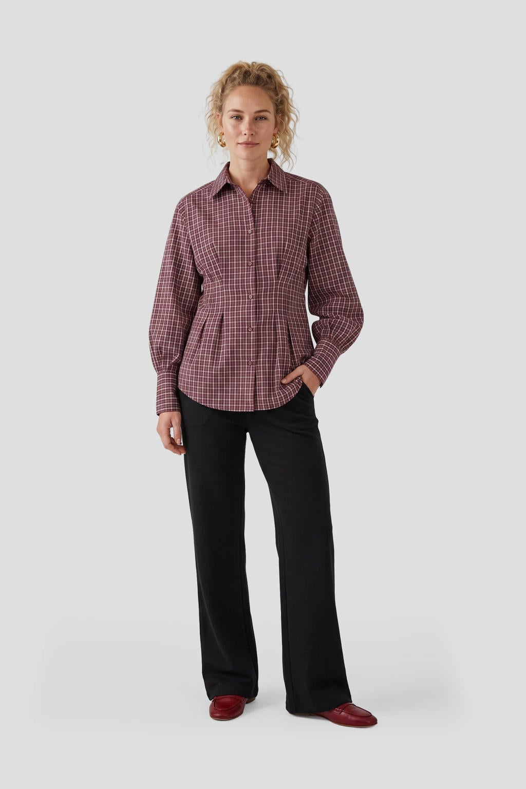 Zwarte dames Anytime fleece wide leg joggingbroek met trekkoorden en effen