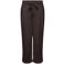 ONLY CARMAKOMA straight high waist casual broek donkerbruin