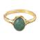 A Beautiful Story gold plated ring Certain Aventurijn