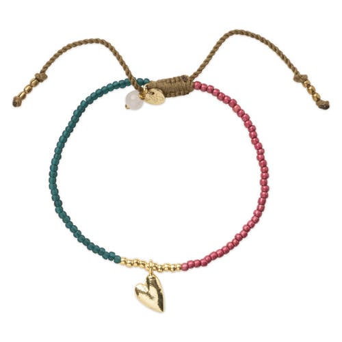A Beautiful Story armband Hoping Rozenkwarts afbeelding