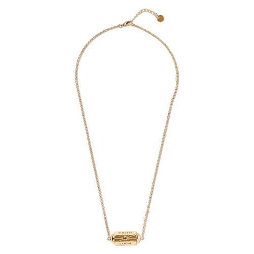 A Beautiful Story gold plated ketting Wishbox afbeelding