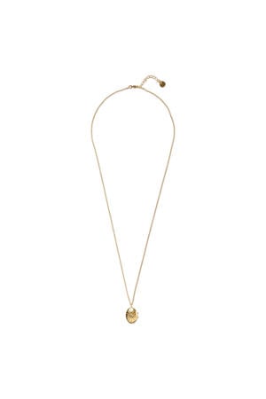 ketting Oval Locket goudkleurig