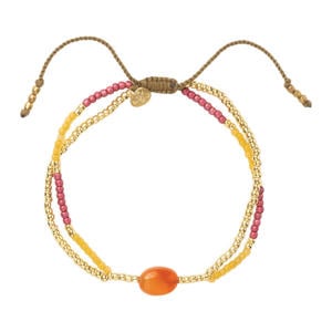 armband Shining Carneool