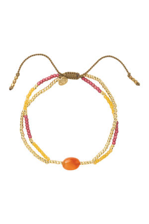 armband Shining Carneool