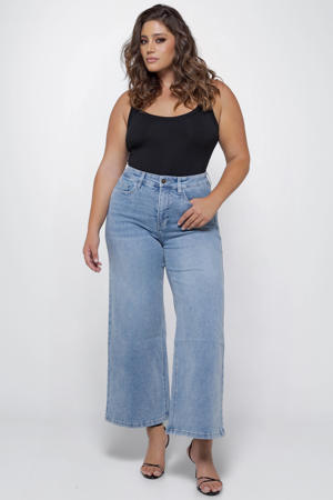 high waist bootcut jeans light blue denim