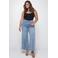 Fox Factor high waist bootcut jeans light blue denim