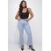 Fox Factor BOBI Coco Blue high waist bootcut jeans light blue denim
