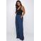 Fox Factor DAKOTA Grace Blue high waist wide leg jeans dark blue denim