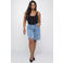 Fox Factor regular high waist short light blue denim