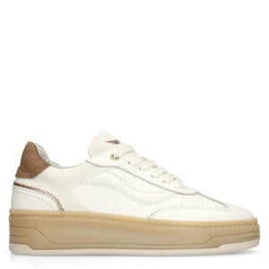 leren sneakers wit