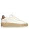 Manfield leren sneakers wit