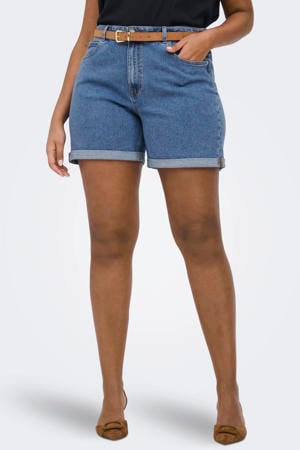 regular waist medium blue denim