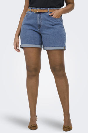 regular waist medium blue denim