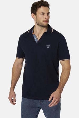regular fit polo Plus Size - donkerblauw